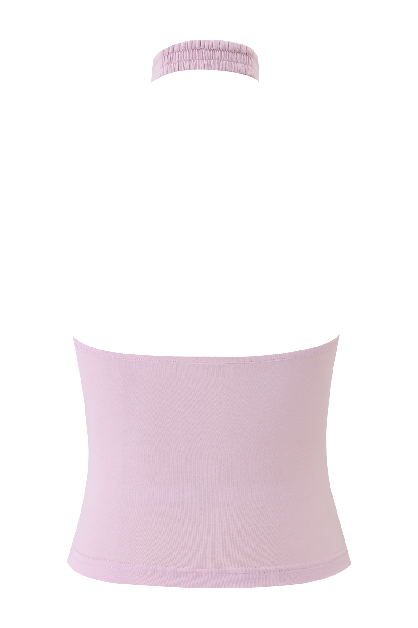 The I.AM.GIA ROWAN TOP - BABY PINK is a strapless tube top featuring an elasticized band for support and a figure-hugging fit, shown against a plain background.